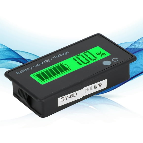 Pantalla de Capacidad de la Batería, Capacidad de Capacidad de la Batería Botones Dobles Conarma de Luz de Sonido Para El Hogar o El Peligro de Electricidad