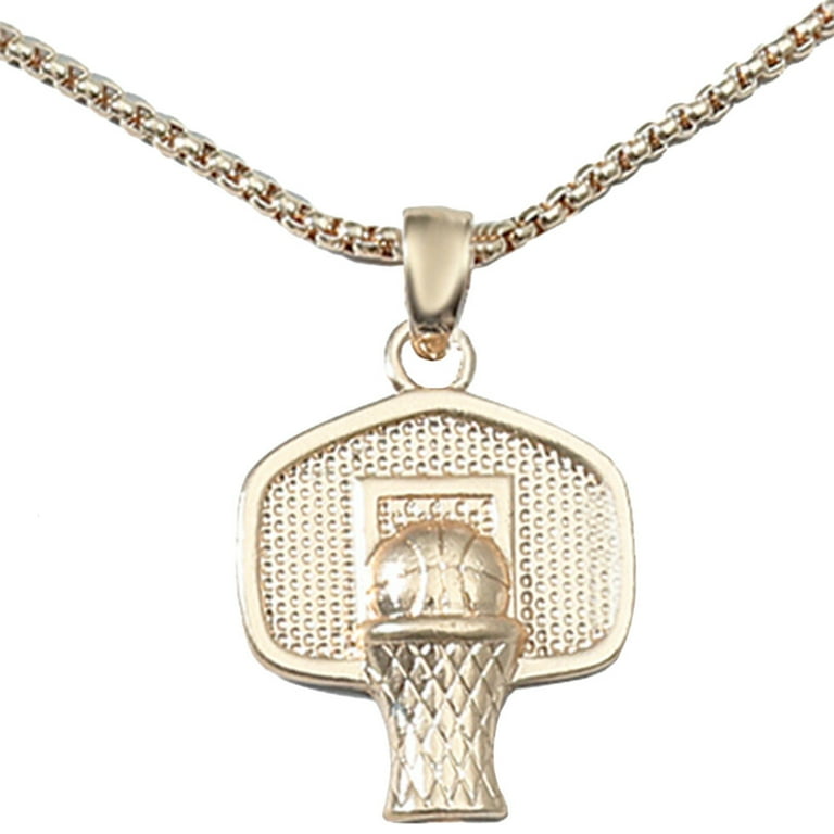 Basketball charm necklace discount personalized