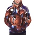 thumbnail image 5 of Lsque The Binding of Isaac Pattern Casual Men's Hoodie,Hooded Sweatshirt with Kangaroo Pocket,Pullover Hoodie-X-Large, 5 of 8