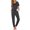 Dark Gray, variant on Ekouaer Pajamas for Women Set 2 Piece Lounge Set Short Sleeve Pjs Joggers Long Pants Sleepwear with Pockets
