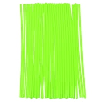 Uxcell 144pcs Spoke Skin Covers 0.2" Plastic Universal Dirt Bike Spoke Skin Wraps Motorcycle Wheel Decoration, Red