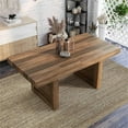 thumbnail image 6 of Furniture of America Blax Rustic Solid Wood Dining Table in Natural Tone, 6 of 9