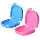 thumbnail image 2 of 2024 Portable Retainer Case 5pcs Mouth Guard Case Dental Orthodontic Retainer Box Denture Storage Container Random Color, 2 of 4