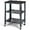 Silver, variant on Topbuy Rolling Kitchen Storage Carts with Wheels, PB Board and Iron Black, 24 in