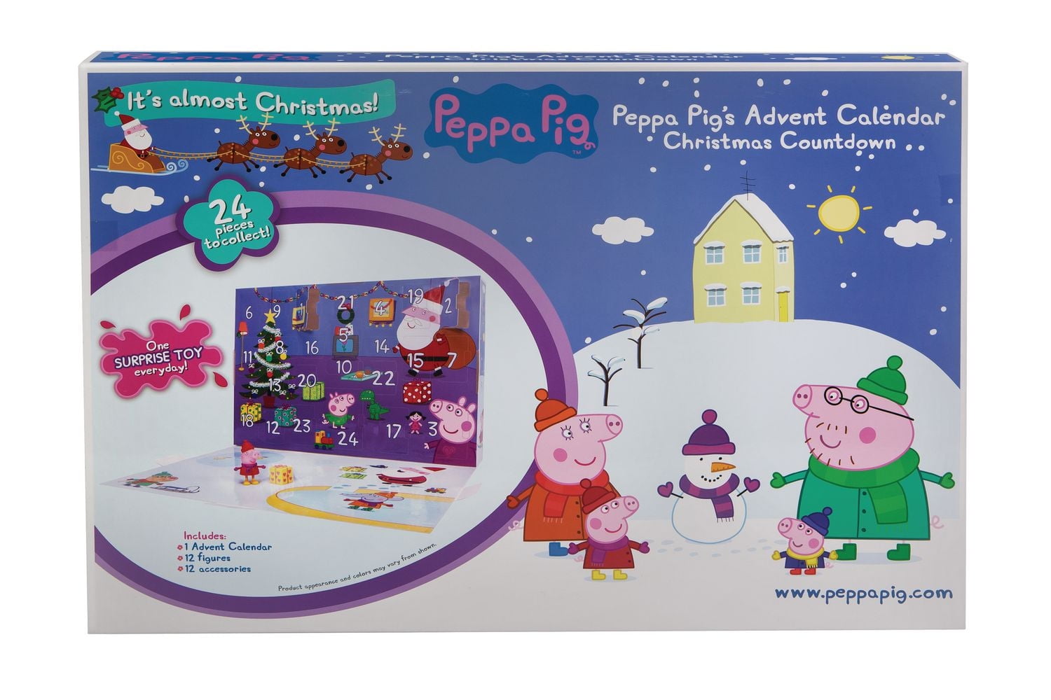 Calendrier de l'avent Peppa Pig 24pc