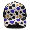 thumbnail image 3 of Leopard Print Baseball Cap Adjustable Size – Stylish Spliced Design Trucker Hat, Dad Hat with Full Print Front & Brim, Breathable Cotton Blend Snapback for Sports, Travel & Daily Wear, 3 of 3