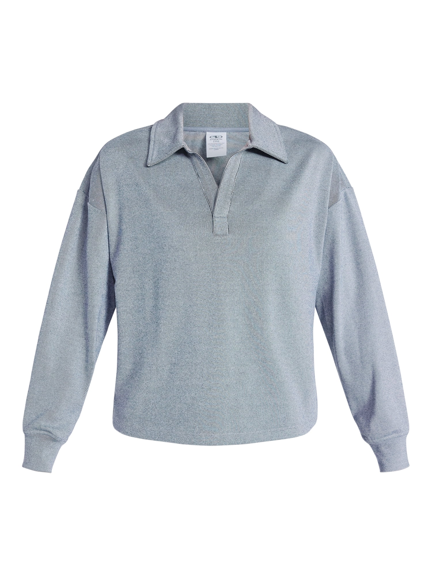 Athletic Works Women's Bi-Color Top with Long Sleeves, Sizes XS-XXXL