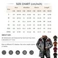 thumbnail image 3 of Hogleaql Sherpa Lined Leather Jacket for Men Vintage Suede Pocket Plush Warm Reversed Collar Long Sleeve Jacket with Pockets Zipper Oversized Winter Coat Black M, 3 of 4