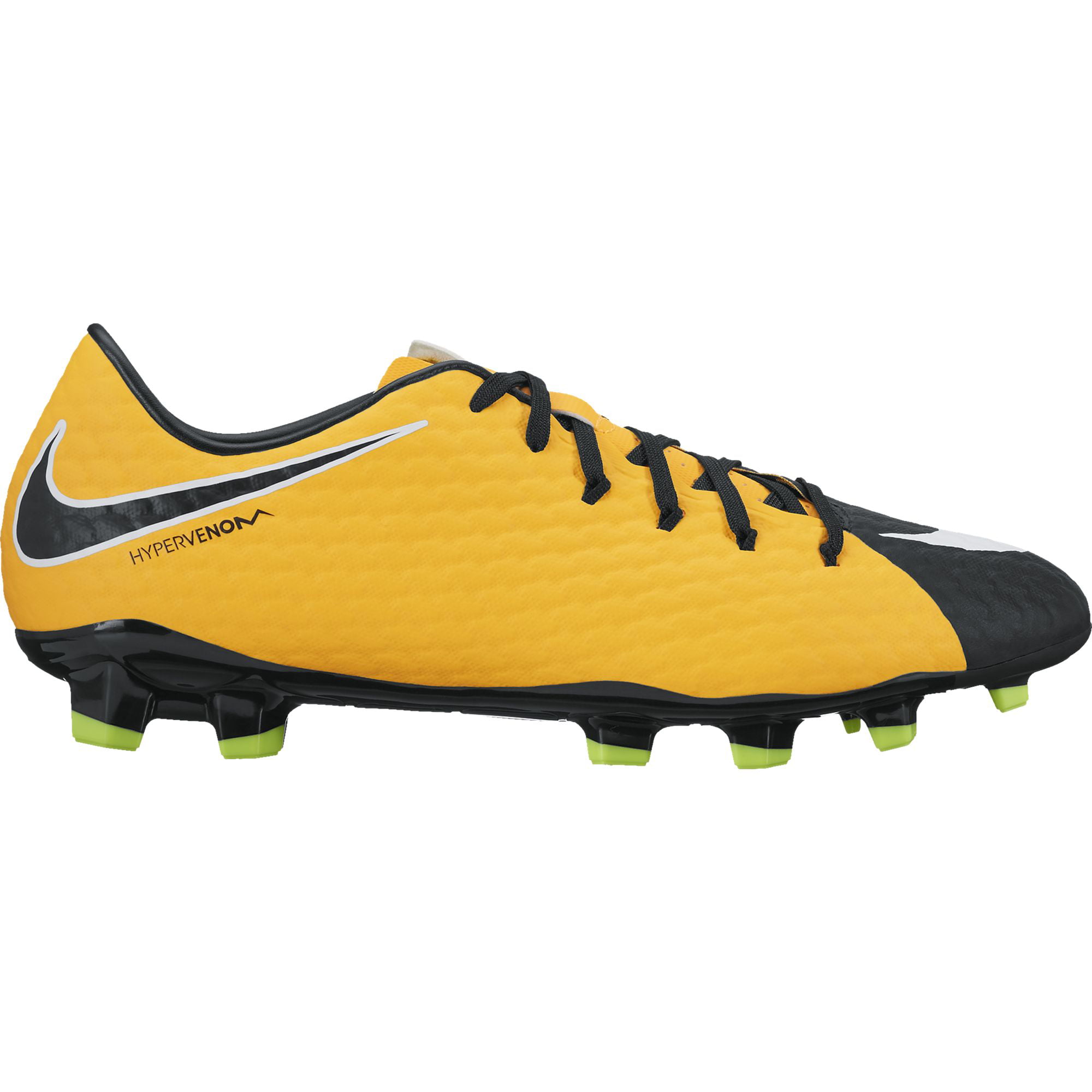 Men's Nike Hypervenom Phelon III FG Soccer Cleat Laser  Orange/White/Black/Volt - Walmart.com - Walmart.com
