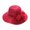 Wine, variant on Kentucky Organza Wide Brim Sun Hat for Women Summer Derby Hats for Tea Party Bowler Cap
