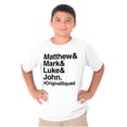 thumbnail image 3 of Matthew Mark Luke John Squad Crewneck T Shirts Boy Girl Teen Brisco Brands XS, 3 of 6