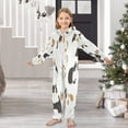 thumbnail image 6 of Soft Big Kids Onesie Pajamas Cozy Loose-Fit Jumpsuits for kids with Pockets for Christmas Lounge & Play Chubby Cats, 6 of 8