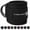 Black, variant on Gymreapers Ankle Strap – Exercise & Fitness Accessory for Cable Machines, Padded Neoprene Ankle Cuff (Pink, 1 Strap)