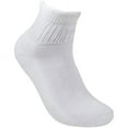 MediPeds Diabetic CoolMax Quarter Socks, Medium, 2 Pack