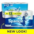 Sparkle Paper Towels, 8 Mega Rolls, Spirited Prints