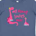thumbnail image 4 of Inktastic My Nanny Loves Me Girls Baby T-Shirt, 4 of 5