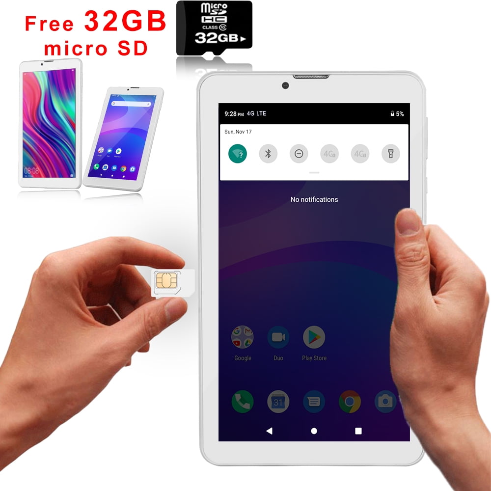 New Indigi 7" Fast Android 9.0 4G GSM+WCDMA Smartphone Tablet Google Play Store 