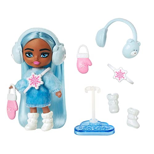 Muñeca de Viaje Barbie Extra Mini con Ventilador a la Moda d Barbie