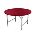thumbnail image 4 of Round Waterproof Table Cover 60 Inch Elastic Polyester Fitted Tablecloth Washable Durable Table Cloth for Kitchen Restaurant Outdoor Picnic, 4 of 6