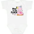 thumbnail image 3 of Inktastic New to the Flock Cute Baby Flamingo Boys or Girls Baby Bodysuit, 3 of 5