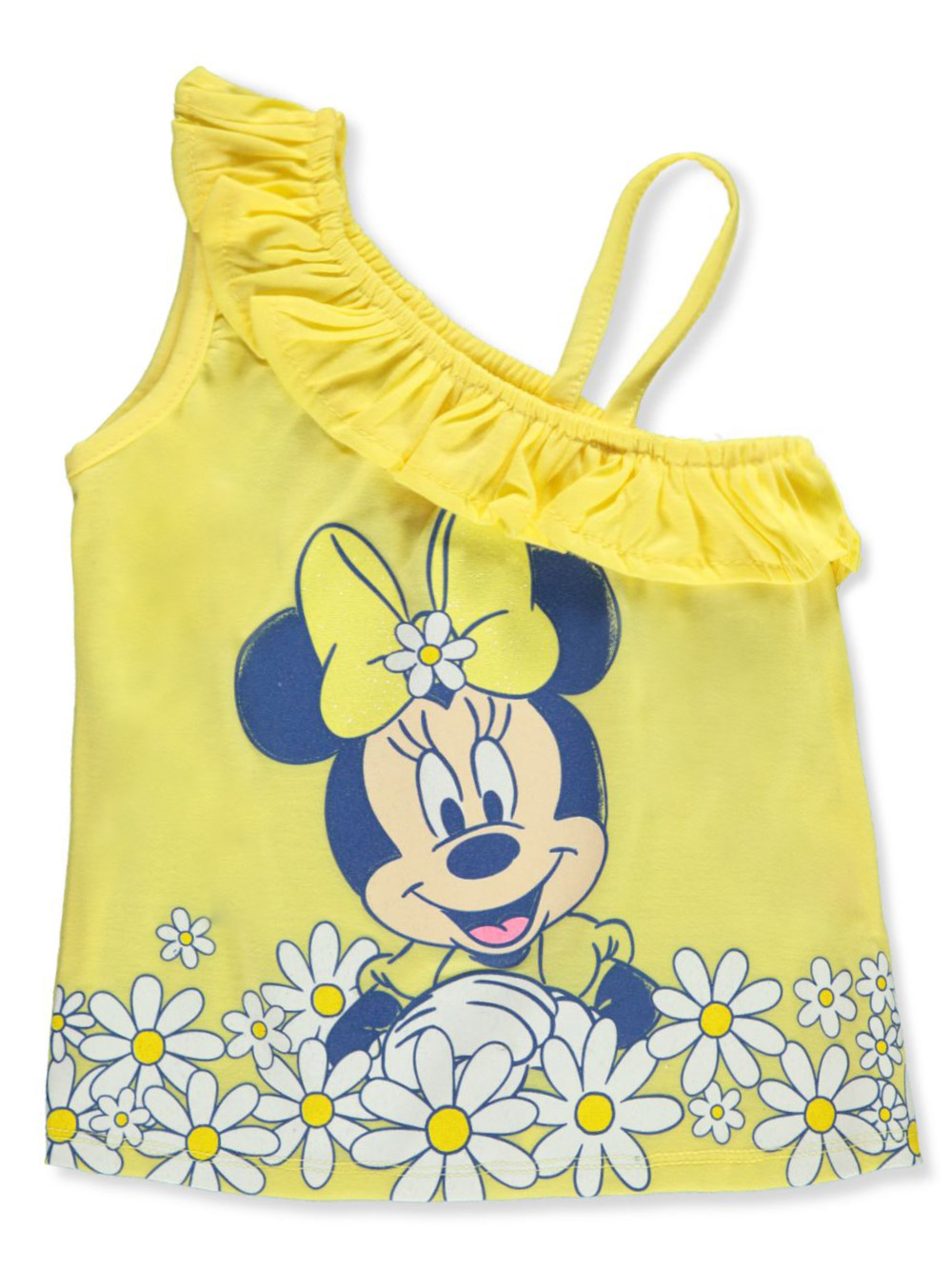 Disney Minnie Mouse Girls' 2-Piece Daisy Shorts Set Outfit - yellow/multi, 3t (Toddler) - image 3 of 3