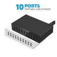 thumbnail image 2 of 60W 10-Port & 40W 5-Port Multi USB Fast Charging Station Dock with Cables, 2 of 5