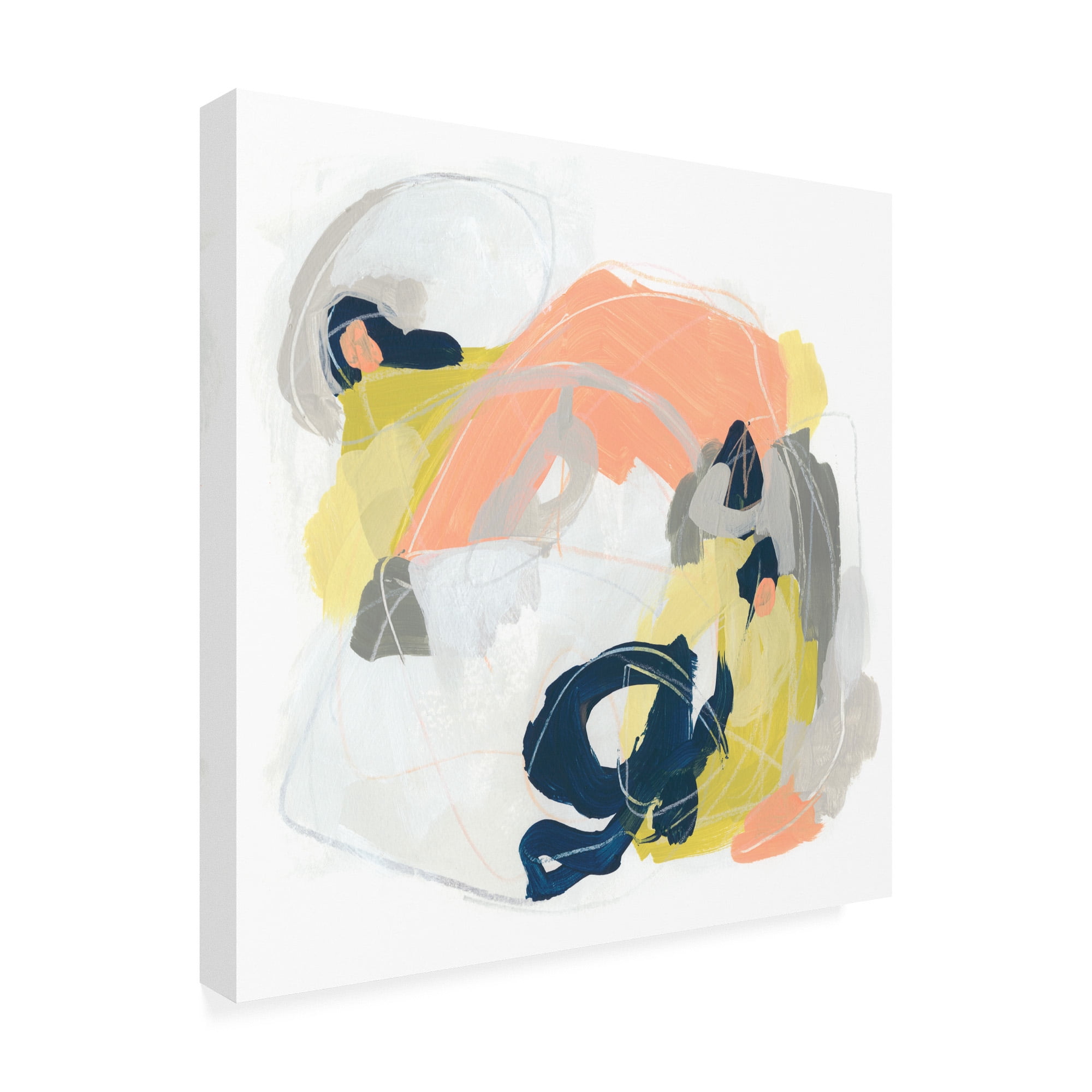Trademark Fine Art Abstract Canvas Art ' Crosstown Connector I ' by June Erica Vess