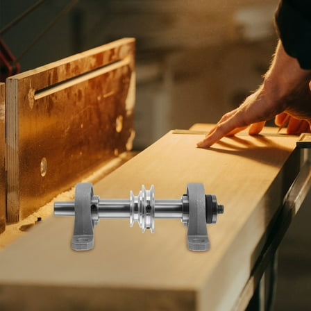 IBASETOY Woodworking Spindle Assembly Tools for DIY Enthusiasts Silver Steel 1 Set