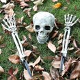 thumbnail image 4 of Estacas de esqueleto de miedo, adorno de mano de esqueleto realista, accesorios de Halloween, decoración para, 4 of 5