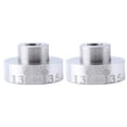 thumbnail image 1 of Miangastore Capuchons de Conversion de Moyeu Arrière en Acier Inoxydable 2 Pcs 0.8X0.8X0.4In, 1 of 8