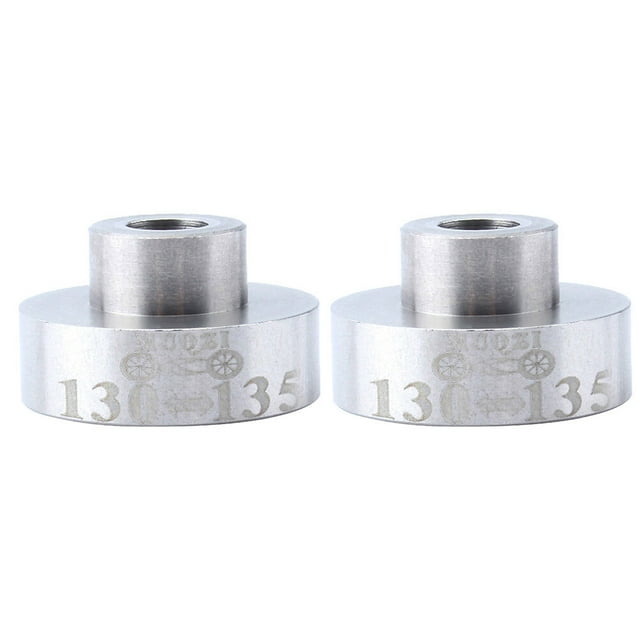 Miangastore Capuchons de Conversion de Moyeu Arrière en Acier Inoxydable 2 Pcs 0.8X0.8X0.4In
