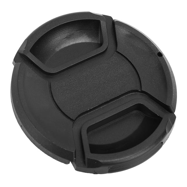 Protecteur Professionnel pour Objectif d'Appareil Photo, Résistant aux Rayures, Conception à Pincement Central avec Corde Anti-Perte pour Objectifs Reflex Numérique, Plastique ABS