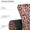 thumbnail image 4 of Yayeee Faucet Mat for Kitchen Sink 30" Diatomite Long Splash Guard Pad, Orange Floral Leopard Pattern, 2 Pack, 4 of 7