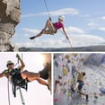 thumbnail image 5 of 20m Outdoor Climbing Rope 10mm Outdoor Static Climbing Rope, High Tensile Cord Safety Rope, Escape Rope Parachute Rescue Rope With 2 Carabiners, 5 of 5