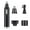 Black, variant on WQJNWEQ Electric Nose Trimmer Four-In-One Men's Razor USB Rechargeable Shaver Electric Eyebrow Trimmer Nose Hair Trimmer Gifts Makeup