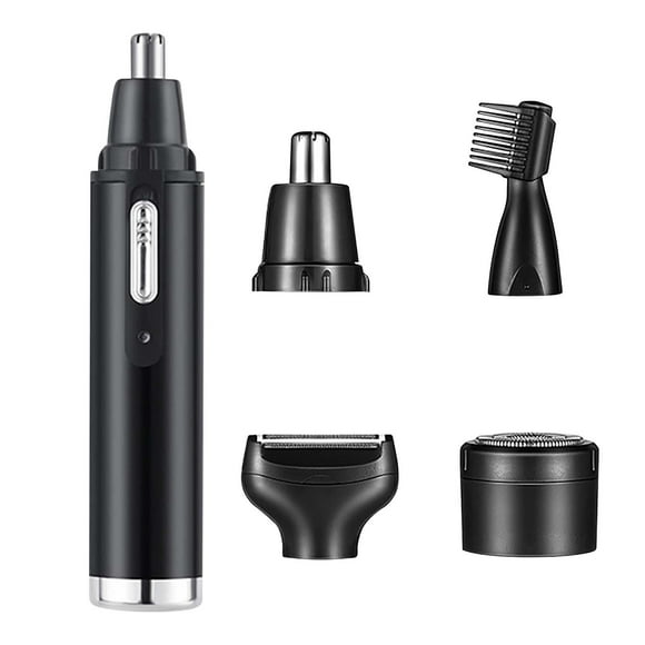 Afeitadora de nariz cuatro en uno para hombres, recargable por USB, para cejas, vello nasal, dispositivo para la nariz