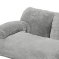 thumbnail image 6 of Vaveren Pet Couch Bed All Seasons Pet Sofa Bed for All Breed Pet Supplies Cat Gray S, 6 of 8