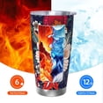 thumbnail image 6 of KLL Paisley2 Print 40oz Stainless Steel Insulated Car Cup with Spillproof Lid - Keep Your Drink Hot or Cold on the Go-Straw Two-piece Set, 6 of 8