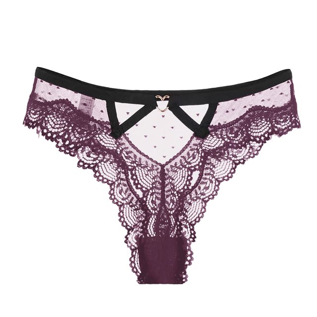 Ropa interior sexy de encaje Gibobby para mujer Tanga de algodón transpirable color como la imagen