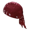 thumbnail image 2 of Hip Hop Pirate Hat Helmet Liner Hat Large Motorcycle Head Wrap Bandana Skull Caps for Men and Women, 2 of 8