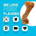 thumbnail image 3 of Sitka Farms Premium Pork Femur Dog Bones Long Lasting (10 Count), 3 of 8