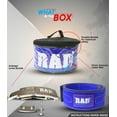 thumbnail image 4 of RAD Weight Lifting Belt for Powerlifting and Deadlifting - Adjustable Lever Buckle Belt for Weightlifting (Blue, XL), 4 of 5