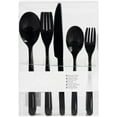 thumbnail image 3 of Disposable Black Flatware Set 5-in-1 - Elegant, Durable, and Lightweight Cutlery for Parties, Weddings, and Special Occasions - Catering Supplies, Hassle-Free Cleanup (400), 3 of 3