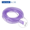 thumbnail image 2 of Uxcell 1Pcs Solid Rubber Cord Tubing 0.08" x 16ft Purple Rubber Tube for DIY Craft Beading Necklaces Bracelet, 2 of 5
