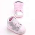 thumbnail image 5 of baby girl shoes Canvas Shoe Heart shape first walk, 5 of 7