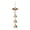 Red, variant on OCCOA Dragon Wind Chime Wall Hanging Ornament, Metal Dragon Pendant Gothic Home Window Porch Decor, Outdoor Balcony Decorative Wind Bells Gift, Gray