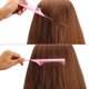 thumbnail image 3 of Peine de cola de rata: juego de peine de cola de rata de 3 piezas, peine de cola de rata de aguja larga de acero, peine de pelo para estilista de peluquería, peine de cola de metal, peine de separación para mujeres Ormromra CPB-US-HPP150-1, 3 of 5