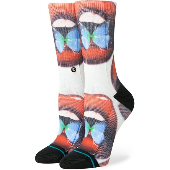 Stance Swallow Crew Socks Off White women in size US 7 - 9