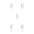 thumbnail image 1 of yingyy 1/2/3/5 Rotatable Wall Multifunction Shelf Home Door Bathroom Towel Mounted Universal Hooks Racks Storage Punch-free Organizer 5PCS, 1 of 6
