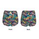 thumbnail image 3 of Balery Colorful Carp Streamer Pantalones cortos deportivos para mujer con forro y dos bolsillos, elásticos, para entrenamiento, gimnasio, yoga-Medium, 3 of 7